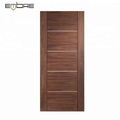 China Bedroom Modern Wood Door Modern Designs PVC Interior Wood Doors for sale