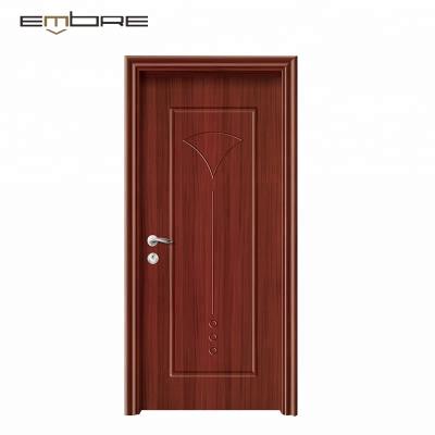 China Modern Cheap Wood Door Interior Pvc Wood Doors With Frame for sale