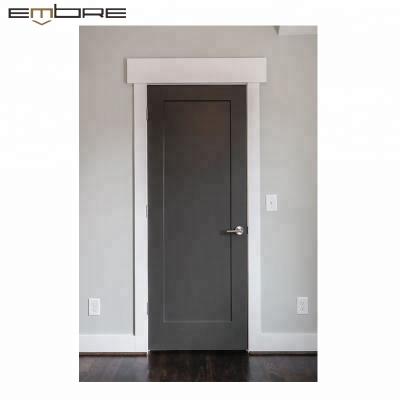 China Modern Bedroom Wood Door Designs Interior PVC Wood Doors With Frames for sale