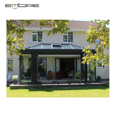 China Factory Direct Sale Contemporary Insulated Glass House Solarium Aluminum Garden Veranda Sunroom for sale