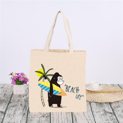 China Eco-friendly Promotional Reusable Custom Shopping Logo Fashion Cotton Canvas Foldable Tote Bag for sale