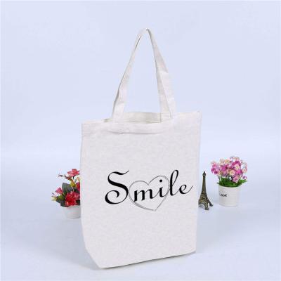 China Cheap Eco Eco Friendly Customized Logo Foldable Large Organic Cotton Canvas Tote Shopping Bag for sale