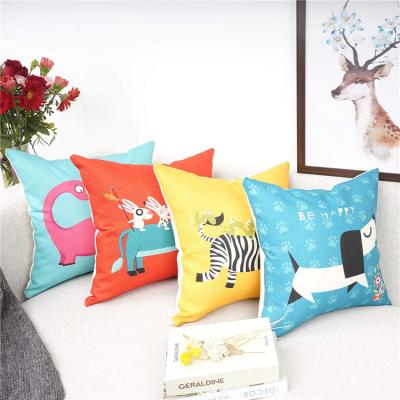 China Customized PORTABLE Design Hotel Decoration Home Digital Sublimation Printing Soft Sofa Cushion Cover Comfortable Pillow Case for sale