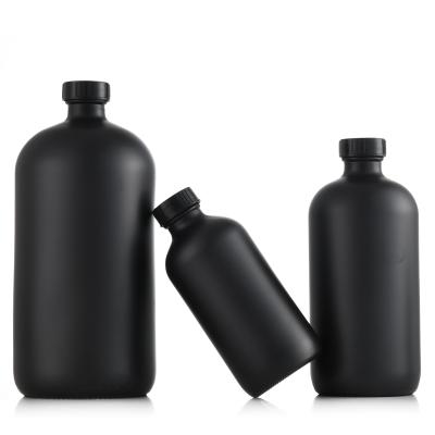 China Sustainable Boston Dropper Bottle 230ml Boston Round Bottle With Pump Boston Spray Bottle for sale