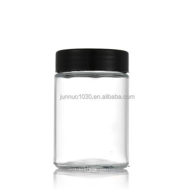 China Household products buy glass bottle wholesale honey bottle plastic cover 360ml glass bottle honey for sale