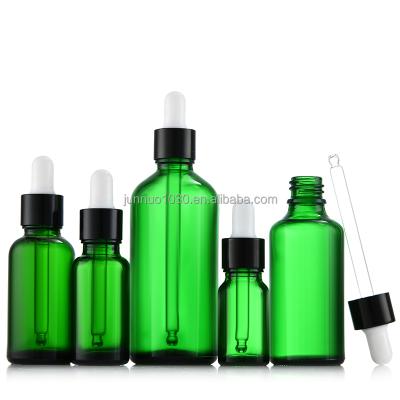 China 20ml Cosmetic Bottle Cosmetic Blue Glass Cosmetic Bottle Oil Dropper Bottle for sale