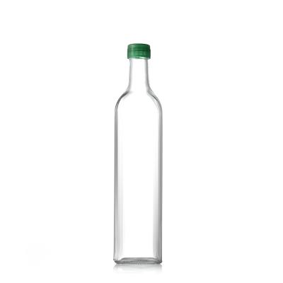 China Wholesale Olive Oil Bottle Glass Olive Oil Bottle Household Products 750ml Mini Oil Bottles With Metal Lid for sale