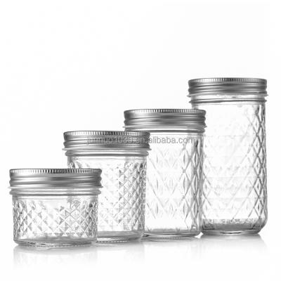 China 650ml Food Caviar Bottle Honey Glass Bottle Packaging Bottles For Honey Jam Jar for sale