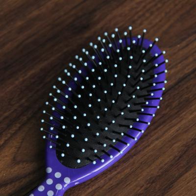 China Salon Compact Hair Care Sweep Bath Shampoo Shower Plastic Pink Shower Bath and Dry Hair Comb Brush Detangling Plant for sale