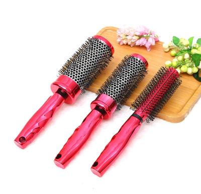 China Wholesale Round Compact Professional Ceramic Hair Brush Hair Brush Ningbo Manufacturer for sale