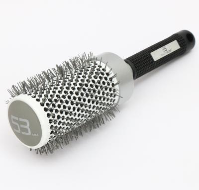 China Professional Styling Pad Salon Hair Brush Hair Detangler Ceramic Com Detangling Brush Manufacturer for sale