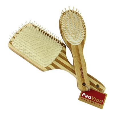 China High Temperature Soft Cushion Salon Candy Comb Bamboo Resistance Hair Brush Factory for sale