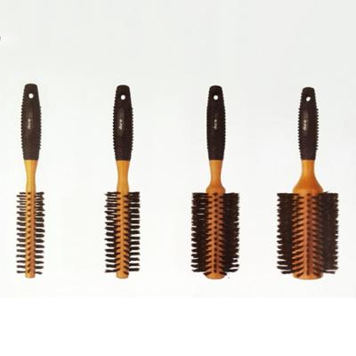 China Compact Professional Boar Stiffens Wood Handle Hair Brush / Hair Comb Brush Wood Wholesale for sale