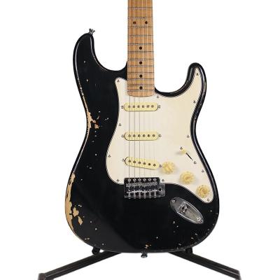 China China wholesale cheap price black alder professional electric guitar for sale