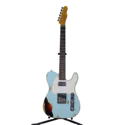 China Wholesale Relic 6 String Electric Guitar Ash New Arrival 2022 Vintage Electric Guitar Made in China for sale