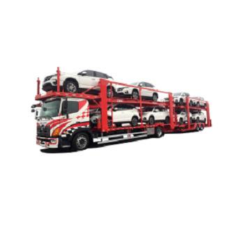 China Truck Trailer Transporter Dolly Semi Trailer Hauler Truck Trailer Cars Car Hauler With Dual Two Axles Platform Hauler for sale