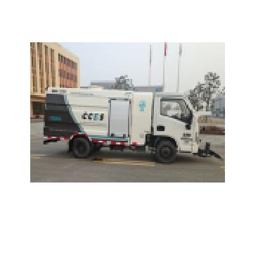 China Truck Trailer Road Sweeper Truck For City Hygiene Lithium Battery Driveway Electric Floor Street Sidewalk Cleaning Road Sweeper for sale