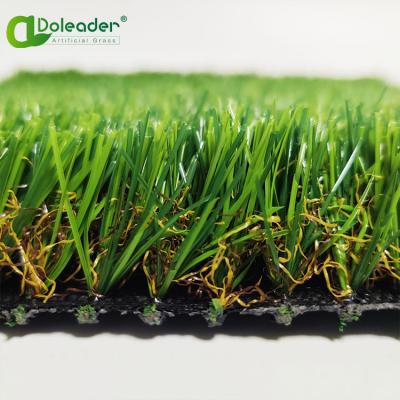 China Garden Doleader Guangzhou Factory Outlet Cheap Outdoor Artificial Grass Mat For Garden Landscape Artificial Grass For Wedding for sale