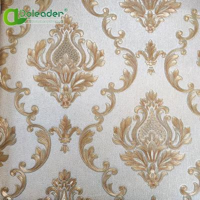 China Modern Hot selling home interior decoration pvc wallpaper vinyle wall sticker wallpaper stocklot for sale