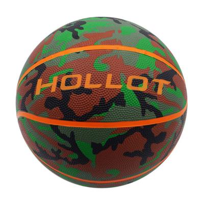 China Trainning Ball& High Quality Promotion Custom Printed Outdoor Rubber Logo Leisure Sports Basketball Ball for sale