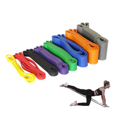 China Durable Hot Sale Elastic Pull Up Aid Bands Set Resistance Loop Bands Natural Latex Pull Up Resistance Exercise Bands for sale