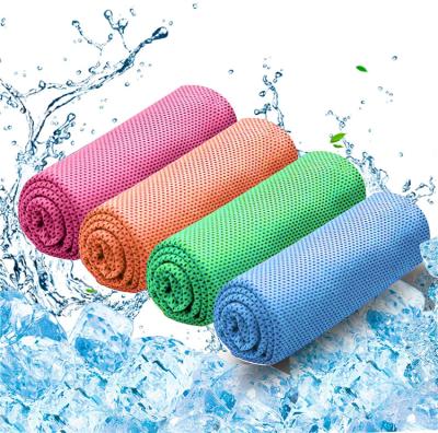 China QUICK DRY Fast Cooling Towels Drying Ice Wraps Customized Microfiber Yoga Gym Towel Outdoor Gym Sports Cool Towel for sale