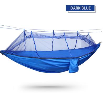 China SINGLE AND DOUBLE OUTDOOR CAMPING HAMMOCK WITH LOAD 500LBS NYLON PARACHUTE HAMMOCKS for sale