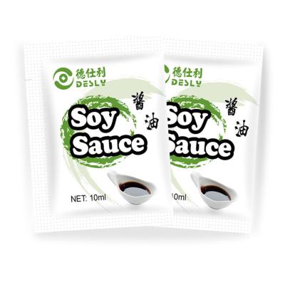 China 10ml Desly Soy Sauce Sachet For Gourmet Kitchen Food Wholesale OEM With Factory Price 10ml for sale