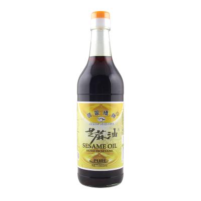 China Cooking 500ml Jade Bridge Pure Sesame Oil for Seasoning Food with OEM Factory Price for sale