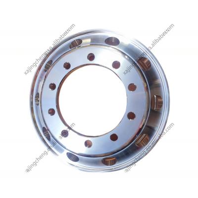 China 22x8.25 Bright Finishing Customized Forged Wheel Rim for Alcoa Aluminum Truck Wheels for sale