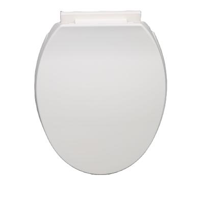 China Slow-end Toilet Seats LPA-07C South America Standard Round Soft Narrow Toilet Lid PP Toilet Seat Cover for sale