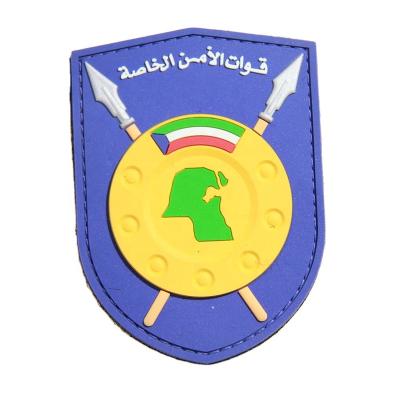 China For Unifrom Design Military Professional Silicone Badges Embossed Badges Brand Badges for sale