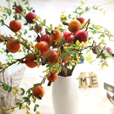 China High Quality Artificial Greenery Fake Plants Pomegranate Plant Branches For Home Decor for sale