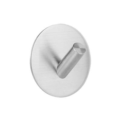 China Wholesale Sustainable Sanga 304 3M Stainless Steel Custom Self Adhesive Wall Mounted Hooks For Bathroom for sale