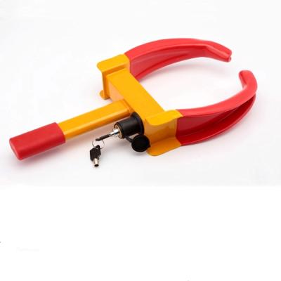 China Protect Anti Theft Car Motorcycle Tire Security Wheel Clamp Car Steering Wheel Lock YH9135 for sale