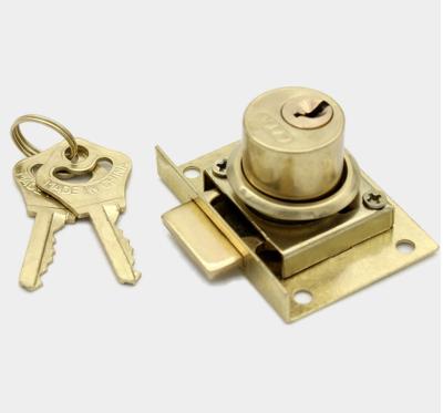 China High Quality Iron+Brass Drawer Lock Furniture Cabinet Suction Lock Office Suction Lock YH2791 for sale