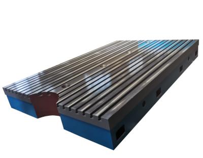 China High Precision Machining Cast Iron Outsoles With 5 x T Slot Bed for sale