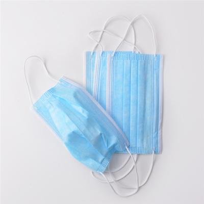 China 3 Ply Medical Mouth Cover Mask Adult Face Mask Adult Running Disposable Disposable Elastic Ear Loop for sale