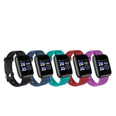 China 3G 116 Plus Color Screen Waterproof Smart Watch With PCG ECG Fitness Tracker BT Call Smart Wristband for sale