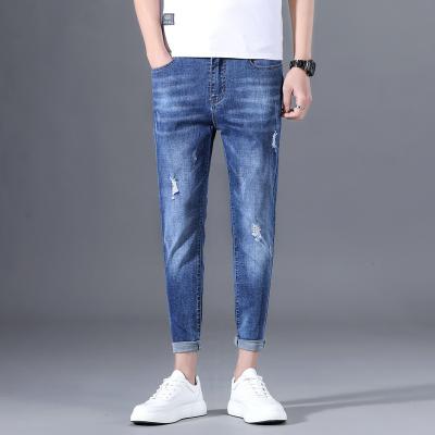 China 2023 new fashion new fashion slim fit QUICK DRY design slim casual wear men's jeans best quality jeans panties for meant for sale