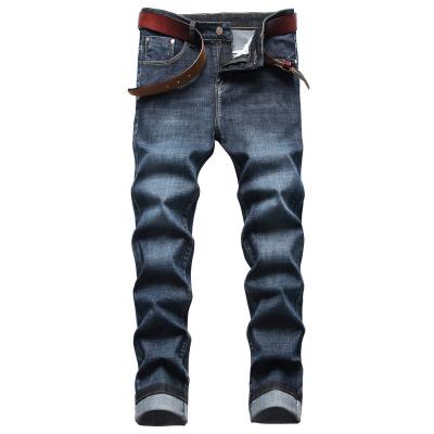 China Waterproof Custom Cargo Work Wear Men's Pants Embroider Or Printing Cheap Blue Jeans By OEM Denim Men for sale