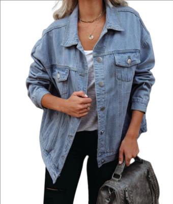 China Wholesale Custom Breathable Classic Blue Denim Chaqueta Mezclilla Mujer Jeans Jacket Jean Jacket Suppliers Casual Women For Women for sale