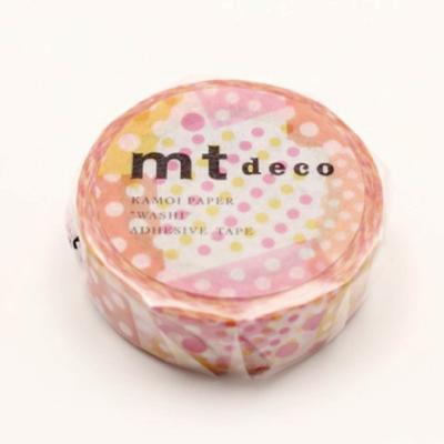 China ANTI-STATIC FOR MT STA-MT01D422 mt1P washi paper tape decorative tape washi dots white Japanese anti rose pink for sale