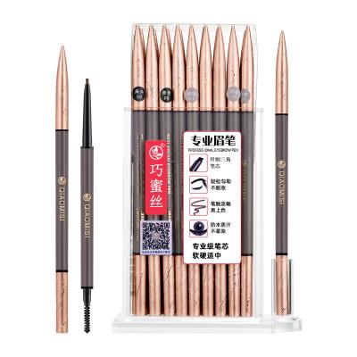 China New Style Eyebrow Stencil Thin Eyebrow Pencil Drawing Waterproof Pencil Makeup K216 for sale