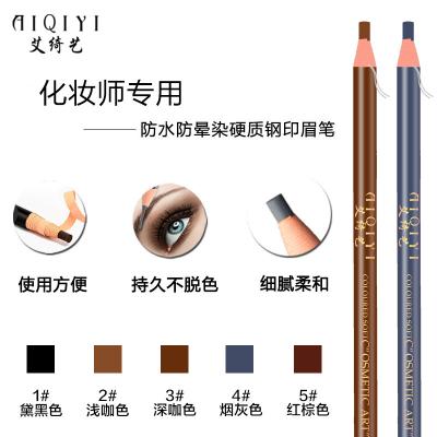 China Factory Price High Quality Private Label Wooden Waterproof Eyebrow Pencils AQ1638 for sale