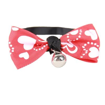 China Custom Dog Link Bells Bow Collar Lights Pet Cat and Dog Collar Adjustable for sale