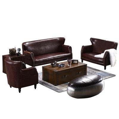 China Foshan Factory Antique Style Retro High Back Chesterfield Sofa Set For Sale for sale