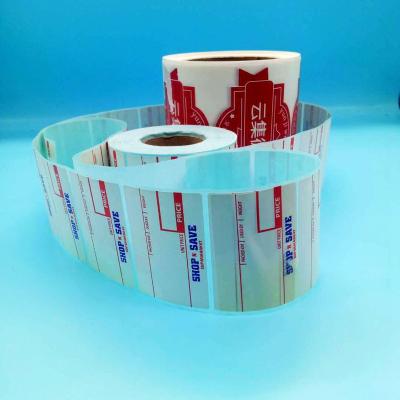 China Waterproof+Eco-friendly Logo Printing Vinyl Sticker Waterproof Paper for sale