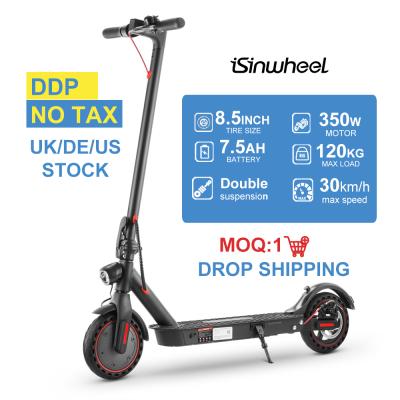 China DDP EU USA UK Warehouse New Arrival 350W Unisex Electric Scooters For Adult 30km Electric Kick Scooters for sale