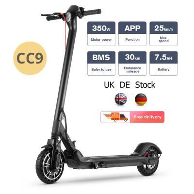 China EU Country 350W 36V Fast Delivery Unisex High Power 7.5 Oh Battery Electric Scooters CC9 Tire Honeycomb 8.5 Inch for sale